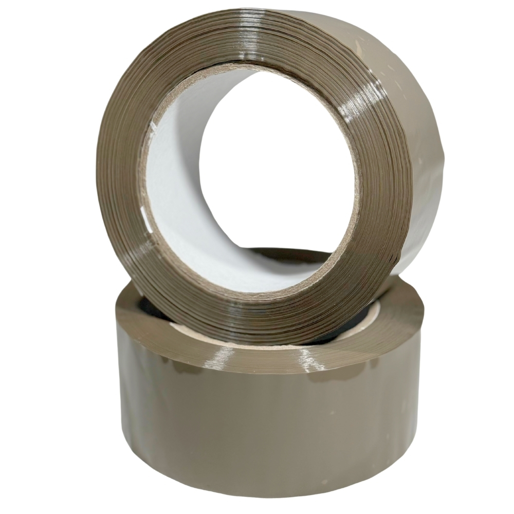 Taśma pakowa  48 mm x 150 m długa akryl brązowa