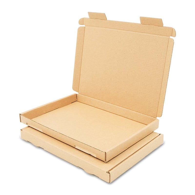 Karton pocztowy płaski 230x160x20 mm - GB 1 brązowy